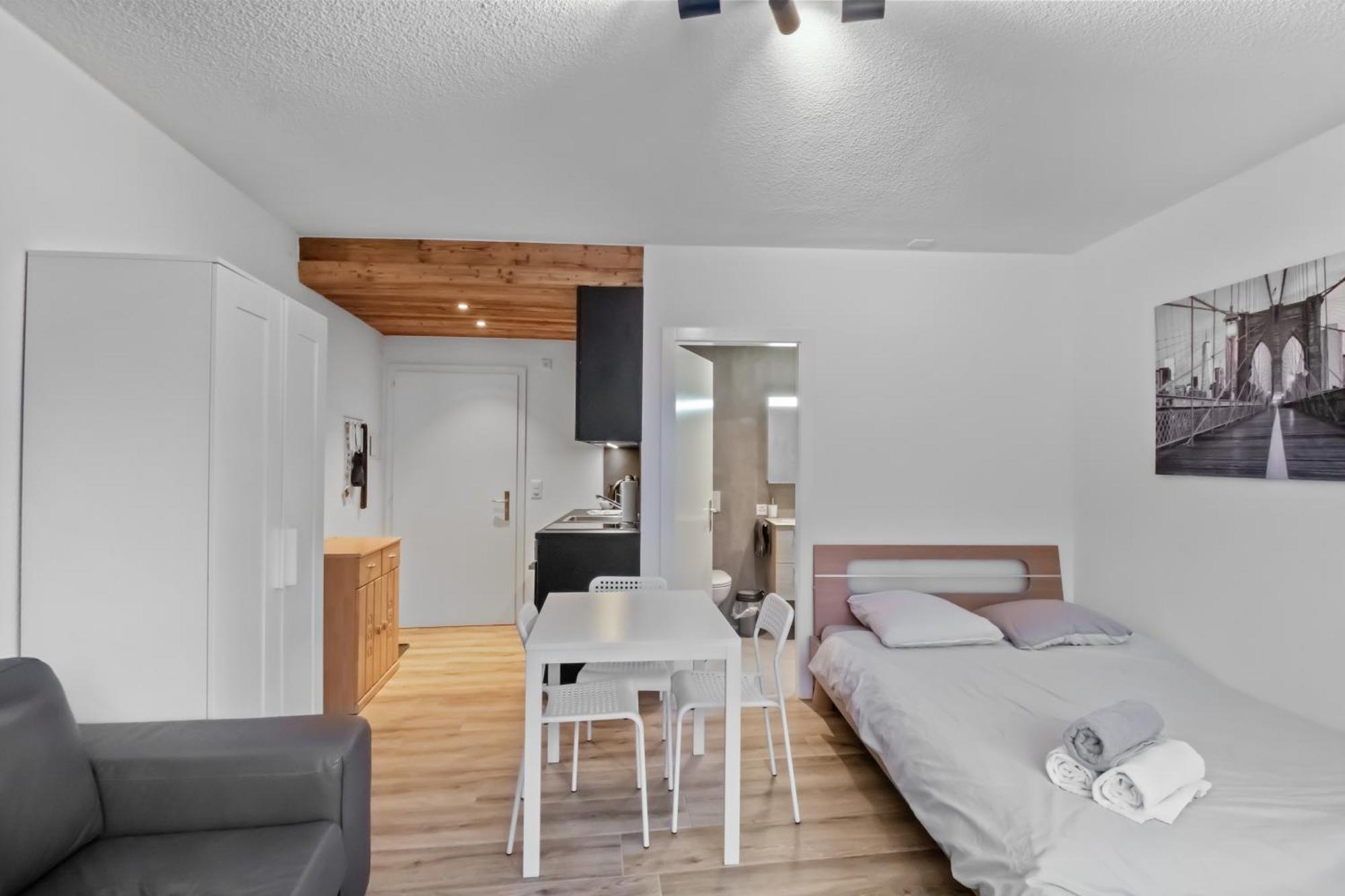 Studio Cosy Au Centre De Crans-Montana Eksteriør bilde