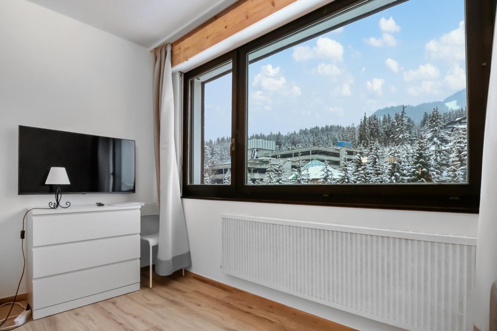 Studio Cosy Au Centre De Crans-Montana Eksteriør bilde